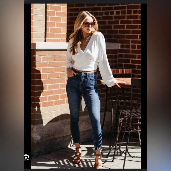 Kan can frayed ankle jeans - Picture 2 of 8